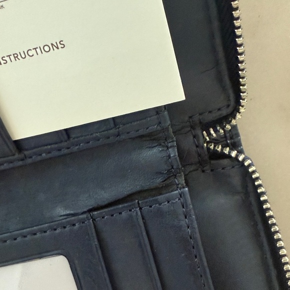 Coach Denim Dark Blue Signature Wallet Wristlet 1941 Vintage NWOT Read* - Picture 8 of 13